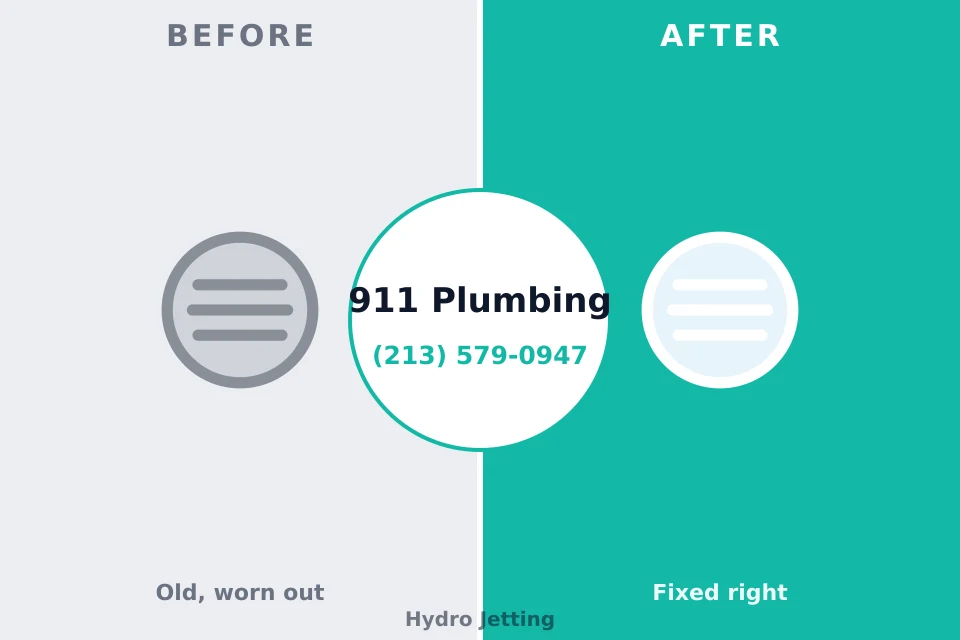 Before and after: plumbing company Eagle Point, AL